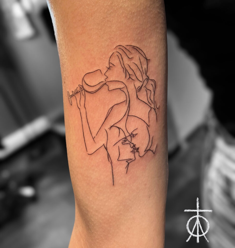 The Best Fine Line Tattoo By Claudia Fedorovici done in Amsterdam