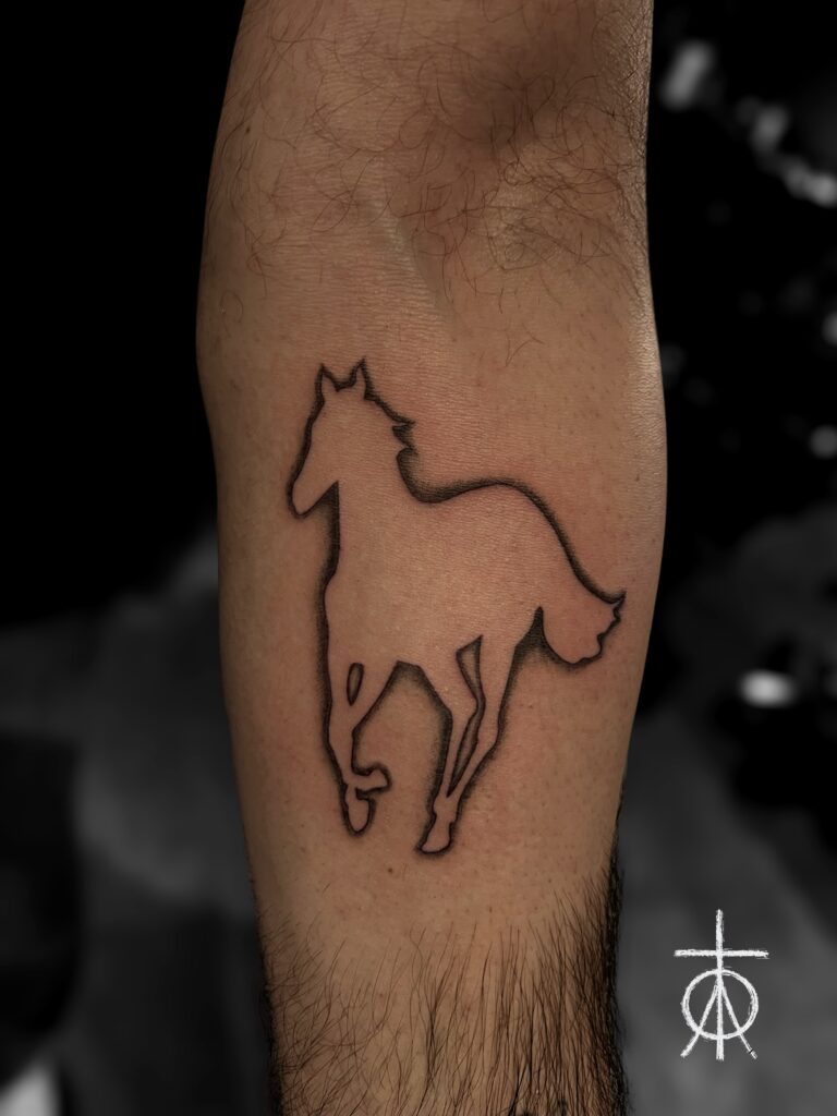 White Pony by Deftones Tattoo by Claudia Fedorovici