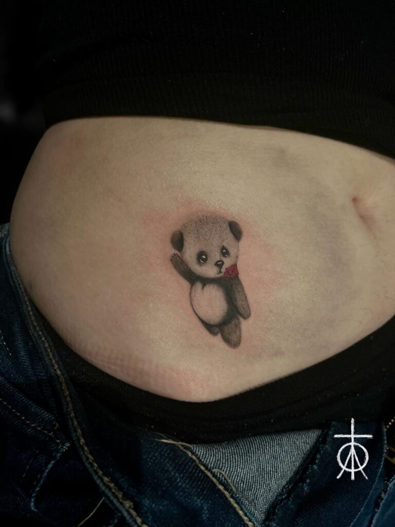 Fine Tattoo, Little Tattoo, Panda Tattoo
