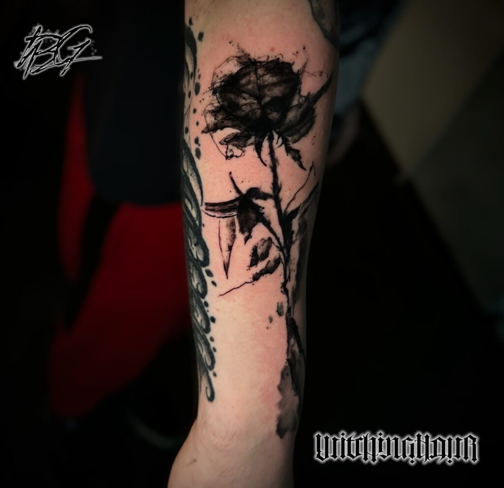 The Best Abstract Blackwork Tattoo Artist Bobby Grey