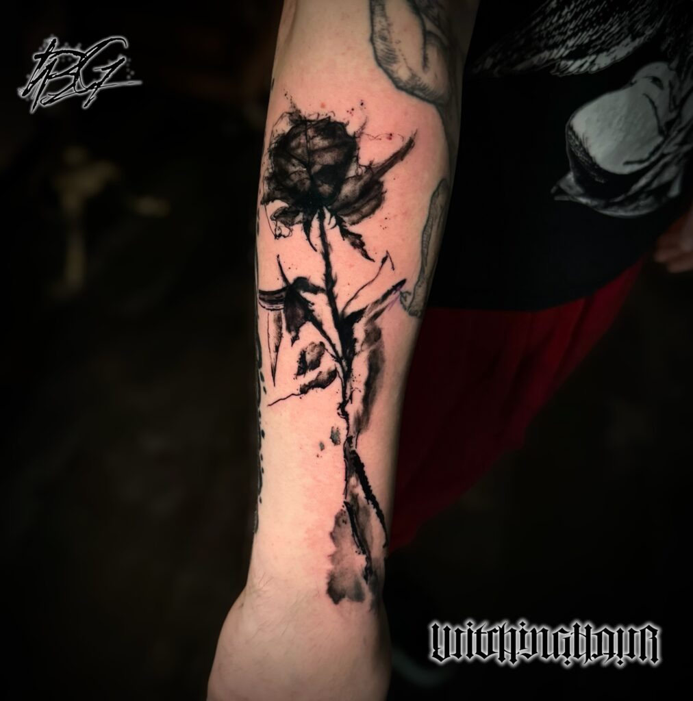 The Best Abstract Blackwork Tattoo Artist Bobby Grey